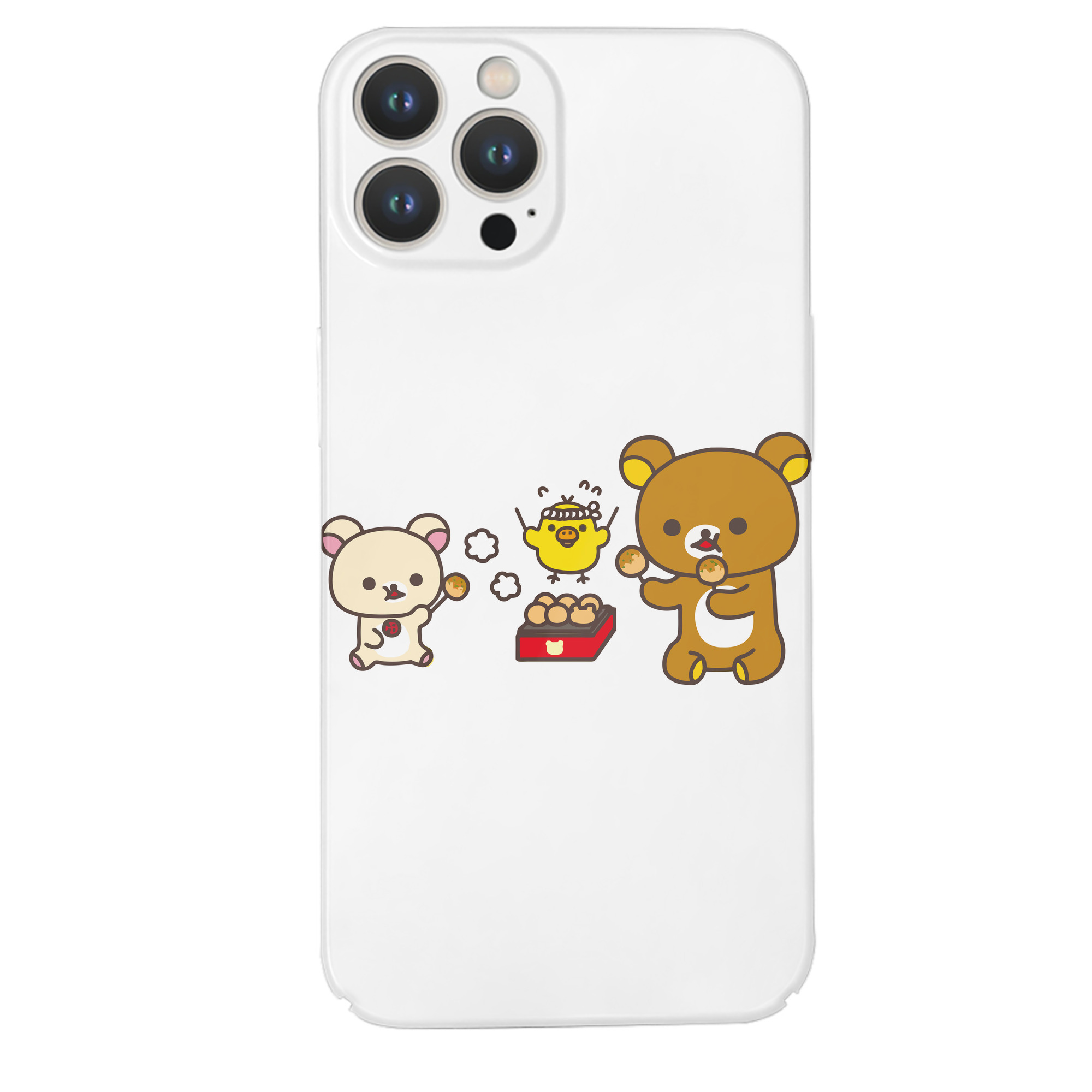 （画像用） リラックマ リラックマ キイロイトリ Rilakkuma Korilakkuma Kiiroitori 【iPhone 14シリーズ対応】ハードケース
